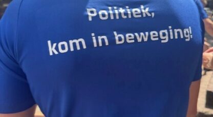 Politiek kon in beweging Michel Mulder