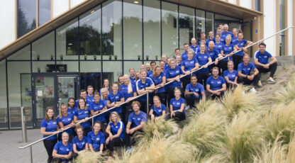 Teamfoto buiten