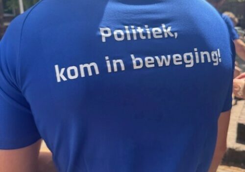 Politiek kon in beweging Michel Mulder